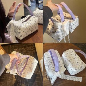 Túi đựng mỹ phẩm cầm tay dung tích lớn